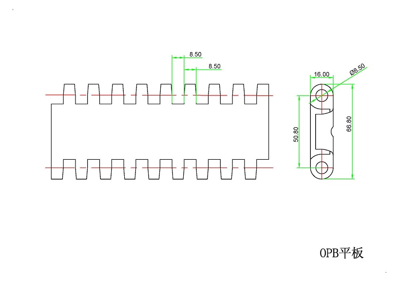 OPB Flat Top Modular Belt