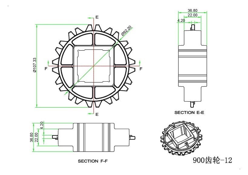 900 Series Sprockets