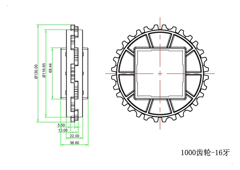 1000 Series Sprockets