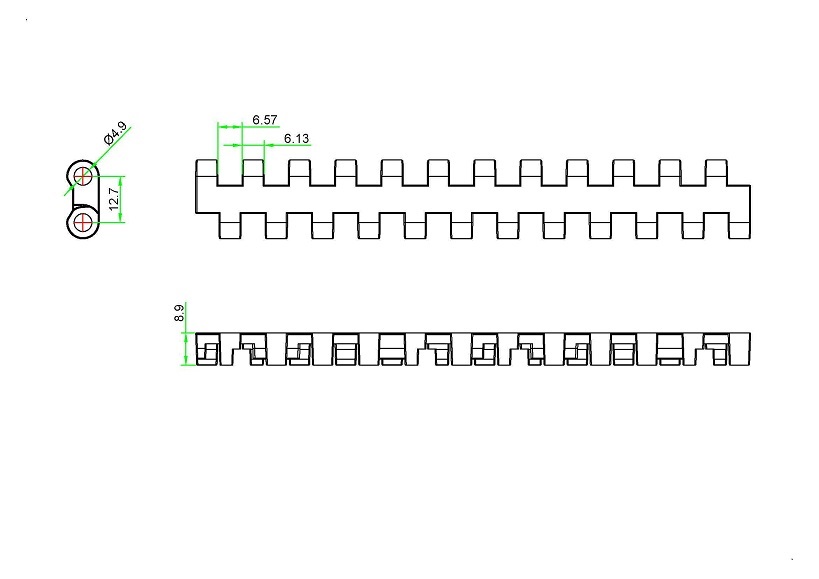 926 Series Flat Top Modular Belt