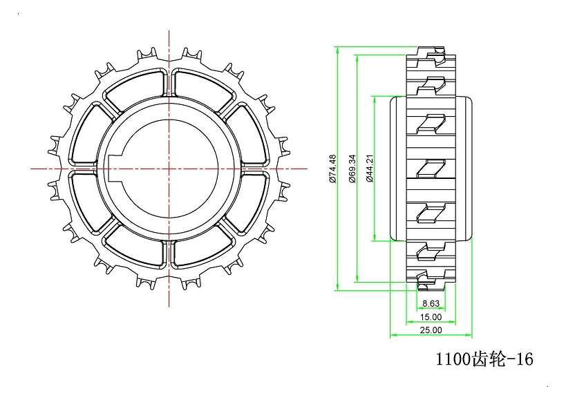 1100 Series Sprockets