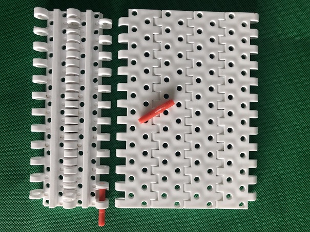 976 Series Perforated Flat Top Modular Belt
