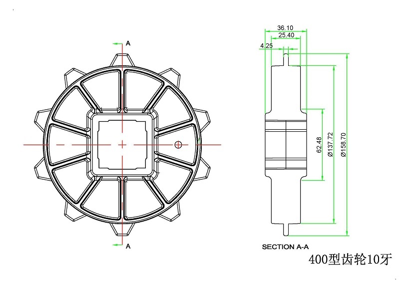 400 Series Sprockets