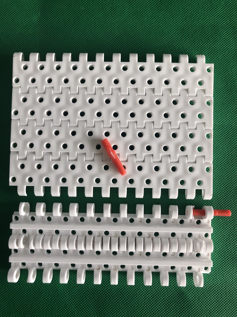 976 Series Perforated Flat Top Modular Belt
