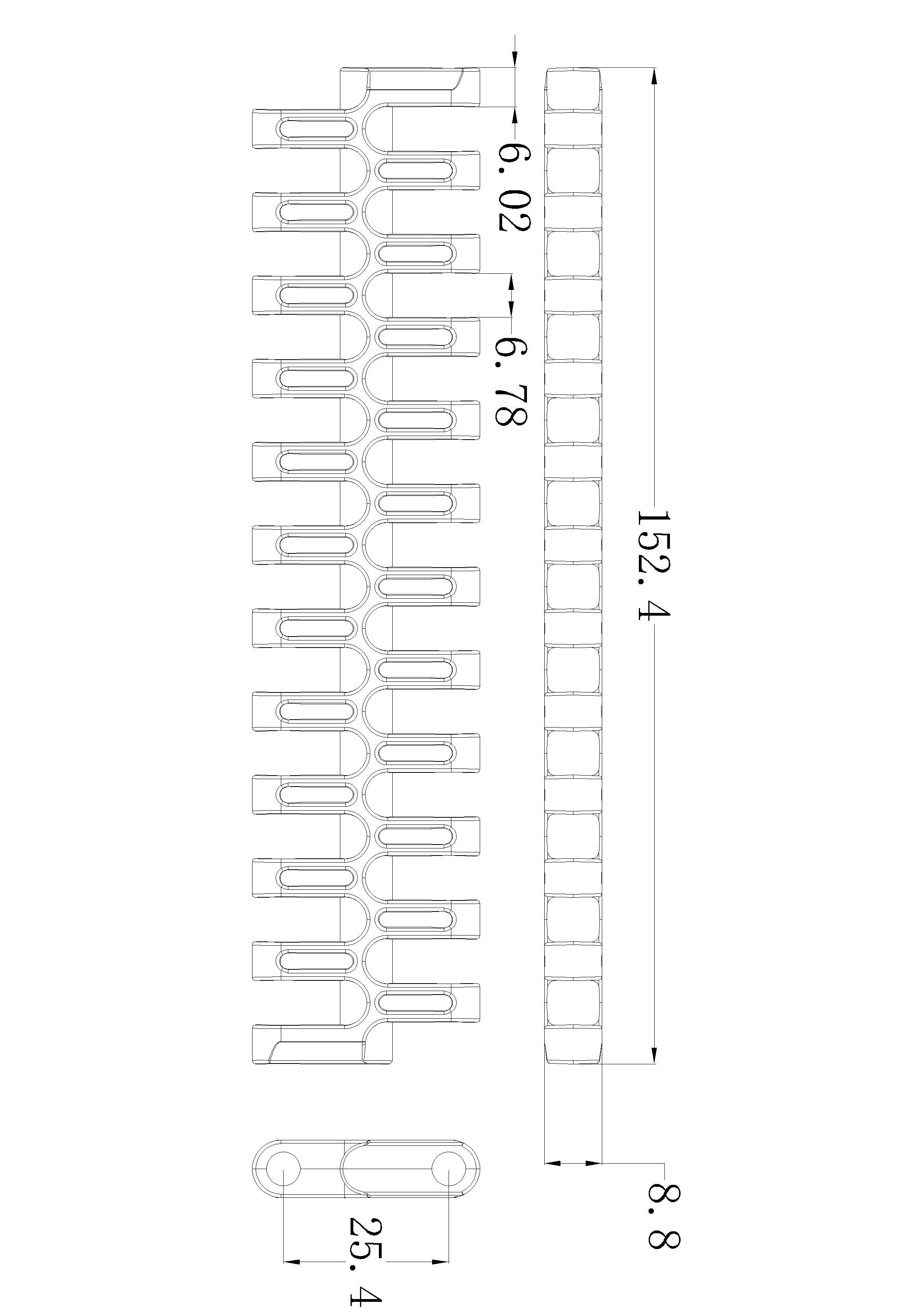 7200 Series Flush Grid Modular Belt